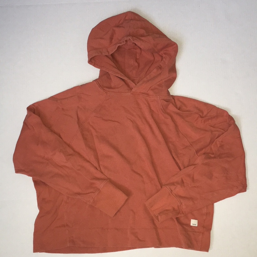 Vuori Halo Essential Hoodie | Terracotta Rust | Size XS